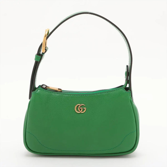 Gucci GG Aphrodite Mini Pochette Bag Green #2912 by Bolt Boutique