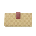 Gucci GG Beige Canvas Long Wallet #3932 by Bolt Boutique