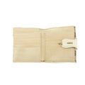 Gucci GG Brown White Canvas x Leather Compact Wallet #3935 by Bolt Boutique