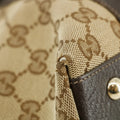 Gucci GG Canvas Abbey Tote Bag Medium Brown #2856 by Bolt Boutique