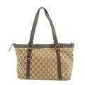 Gucci GG Canvas Abbey Tote Bag Medium Brown #2856 by Bolt Boutique