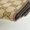 Gucci GG Canvas Beige Bow Long Wallet #3585 by Bolt Boutique