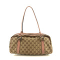 Gucci GG Canvas Beige Twins Boston Shoulder Bag #4694 by Bolt Boutique