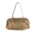 Gucci GG Canvas Beige Twins Boston Shoulder Bag #4694 by Bolt Boutique
