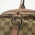 Gucci GG Canvas Beige Twins Boston Shoulder Bag #4694 by Bolt Boutique