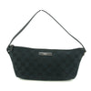 Gucci GG Canvas Black Boat Pochette Bag #4696