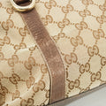 Gucci GG Canvas Brown D Ring Shoulder Bag #3189 by Bolt Boutique