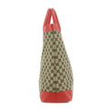 Gucci GG Canvas Brown x Red Tote Bag #8928 by Bolt Boutique