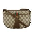 Gucci GG Canvas Coated Beige Sherry Line Crossbody Bag #3342 by Bolt Boutique