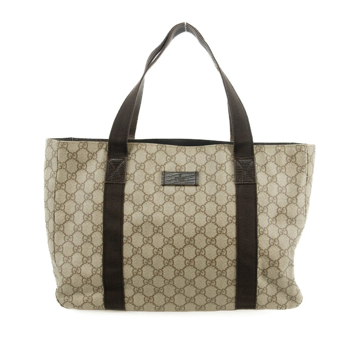 Gucci GG Canvas Coated Beige Shoulder Bag #3323 by Bolt Boutique