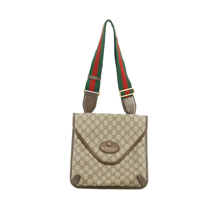 Gucci GG Canvas Coated Beige Supreme Neo Messenger Bag #3537 by Bolt Boutique