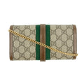 Gucci GG Canvas Coated Sherry Line Wallet On a Chain Crossbody Bag #3336 by Bolt Boutique