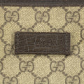 Gucci GG Canvas Coated Supreme Beige x Brown Leather Shoulder Bag #4675 by Bolt Boutique