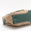 Gucci GG Canvas Green Horsebit Shoulder Bag #2151 by Bolt Boutique