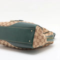 Gucci GG Canvas Green Horsebit Shoulder Bag #2151 by Bolt Boutique