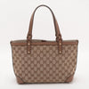 Gucci GG Canvas Canvas & Leather Hand bag Beige 269878 #2438