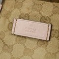 Gucci GG Canvas Neutrals Tote Bag Pink Shoulder Strap #2844 by Bolt Boutique