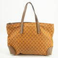 Gucci GG Canvas Orange x Brown Tote Bag #2578 by Bolt Boutique