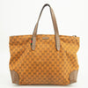 Gucci GG Canvas Orange x Brown Tote Bag #2578
