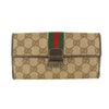 Gucci GG Canvas Sherry Brown Wallet #5299