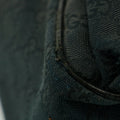 Gucci GG Canvas Sherry Line Black Shoulder Bag #3408 by Bolt Boutique