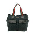 Gucci GG Canvas Sherry Line Black Shoulder Bag #3408 by Bolt Boutique