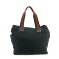 Gucci GG Canvas Sherry Line Black Shoulder Bag #3408 by Bolt Boutique