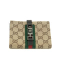 Gucci GG Canvas Sherry Line Jackie Compact Wallet #3539 by Bolt Boutique