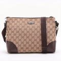 Gucci GG Canvas Shoulder Bag Beige / Brown #2159 by Bolt Boutique