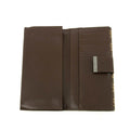 Gucci GG Logo Brown Canvas x Leather Long Wallet #3922 by Bolt Boutique