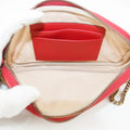 Gucci GG Marmont Red Leather Mini Zip Chain Bag #5277 by Bolt Boutique