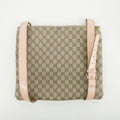 Gucci GG Supreme Canvas Coaated PVC Pink Shoulder Bag #2790 by Bolt Boutique