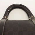Gucci GG Supreme PVC &amp; leather Mini Boston Bag Brown 193604 #2606 by Bolt Boutique