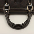 Gucci GG Supreme PVC &amp; leather Mini Boston Bag Brown 193604 #2606 by Bolt Boutique