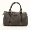 Gucci GG Supreme PVC & leather Mini Boston Bag Brown 193604 #2606