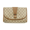Gucci GG Supreme Web Sherry Line Clutch Bag Beige #3059 by Bolt Boutique