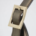 Gucci Gold Canvas / Metallic Brown Leather Jackie Shoulder Bag #2088 by Bolt Boutique