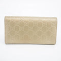 Gucci Gold Guccisima Leather Ribbon Long Wallet #2056 by Bolt Boutique