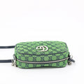 Gucci Green Canvas Marmont Camera Crossbody Bag by Bolt Boutique