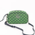 Gucci Green Canvas Marmont Camera Crossbody Bag by Bolt Boutique
