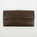 Gucci Guccissima Brown Long Wallet #3812 by Bolt Boutique
