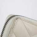 Gucci Ivory GG Marmont Leather Round Zipper Long Wallet #2285 by Bolt Boutique