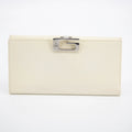Gucci Ivory Leather Long Wallet #2040 by Bolt Boutique