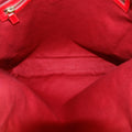 Gucci Large Red/White/Blue Striped Linen and Leather Tote Bag #3422 by Bolt Boutique