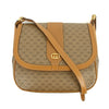 Gucci Micro GG Coated Supreme Shoulder Bag Brown #3195