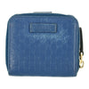 Gucci Micro Guccissima Blue Zip Around Compact Wallet #5188