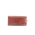 Gucci Microguccisima Patent Leather Pink Long Wallet #3562 by Bolt Boutique