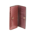 Gucci Microguccisima Patent Leather Pink Long Wallet #3562 by Bolt Boutique