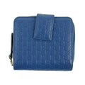 Gucci Microguccissima Compact Zip Wallet Blue #3146 by Bolt Boutique