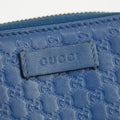 Gucci Microguccissima Compact Zip Wallet Blue #3146 by Bolt Boutique